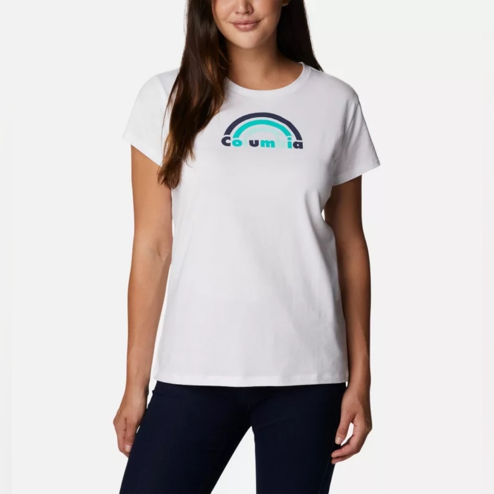 Women's Columbia Trek Tee, White